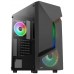 Aerocool SCAPEBKV3 Caja Gaming ATX Frontal RGB LED Cristal Templado 3xVentiladores ARGB Negro