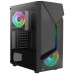 Aerocool SCAPEBKV3 Caja Gaming ATX Frontal RGB LED Cristal Templado 3xVentiladores ARGB Negro