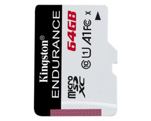 Kingston Technology High Endurance memoria flash 64 GB MicroSD Clase 10 UHS-I