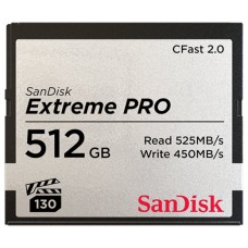 Sandisk Extreme Pro 512GB memoria flash CFast 2.0