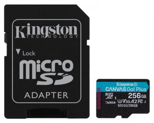 Kingston Technology Canvas Go! Plus memoria flash 256 GB SD Clase 10 UHS-I