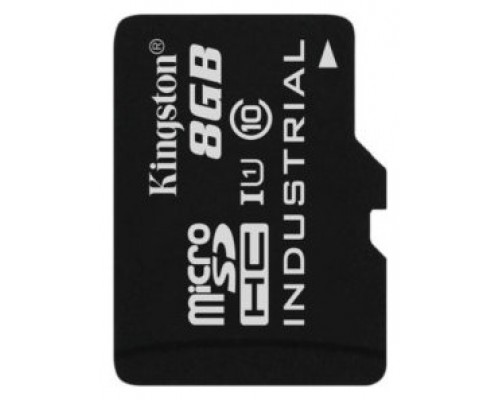 Kingston Technology Industrial 8 GB MicroSDHC UHS-I Clase 10