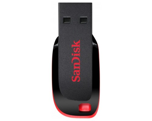 Sandisk Cruzer Blade unidad flash USB 16 GB USB tipo A 2.0 Negro, Rojo