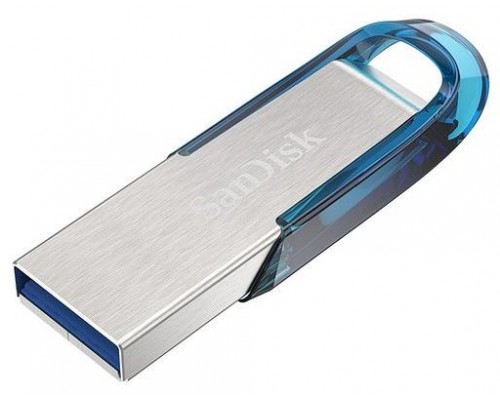 Sandisk Ultra Flair unidad flash USB 64 GB USB tipo A 3.2 Gen 1 (3.1 Gen 1) Azul, Plata