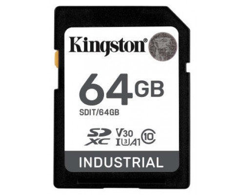 Kingston Technology SDIT/64GB memoria flash SDHC UHS-I Clase 10