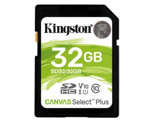 Kingston Technology Canvas Select Plus memoria flash 32 GB SDHC Clase 10 UHS-I