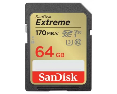 SanDisk Extreme 64 GB SDXC UHS-I Clase 10