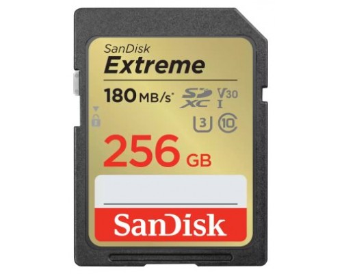 SanDisk Extreme 256 GB SDXC UHS-I Clase 10