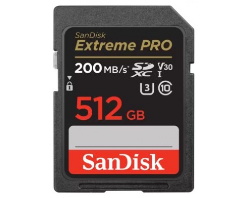 SanDisk Extreme PRO 512 GB SDXC Clase 10