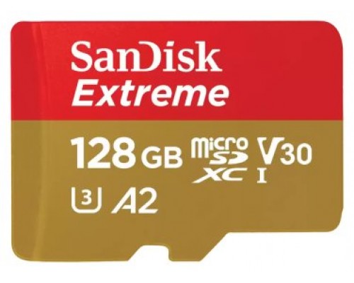 SanDisk Extreme 128 GB MicroSDXC UHS-I Clase 10