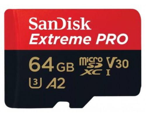 SanDisk Extreme PRO 64 GB MicroSDXC UHS-I Clase 10