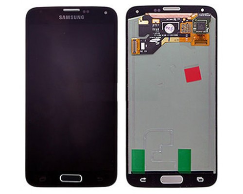 Pant. Tactil + LCD + Marco Compatible Samsung Galaxy S5 Negro