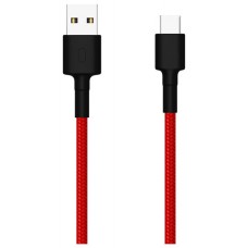 CABLE USB XIAOMI USB MACHO USB TIPO-C MACHO ROJO NEGRO