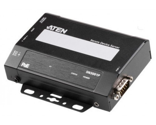 ATEN Servidor de dispositivos seguros RS-232 de 1 puerto con PoE