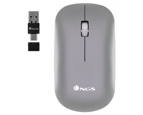 Raton multidispositivo inalambrico recargable ngs snoop - rb