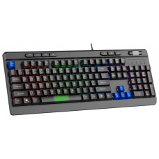 TECLADO SPARCO GAMING STEALH CON CALBE NEGRO ESPAÑOL