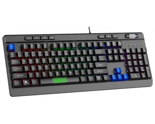 TECLADO SPARCO GAMING STEALH CON CALBE NEGRO ESPAÑOL