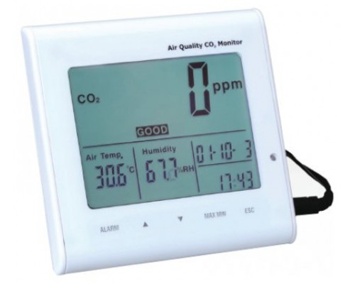 MEDIDOR DE CALIDAD DEL AIRE CO2 -TEMPERATURA-HUMEDAD ST802