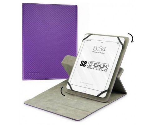 FUNDA TABLET SUBBLIM ROTATE 360 EXECUTIVE CASE 10,1" PURPLE