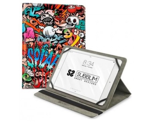 FUNDA TABLET SUBBLIM TRENDY CASE GRAFFITI 10,1"