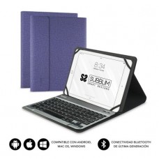 SUBBLIM Funda con Teclado KEYTAB PRO BLUETOOTH 10,1" Purple