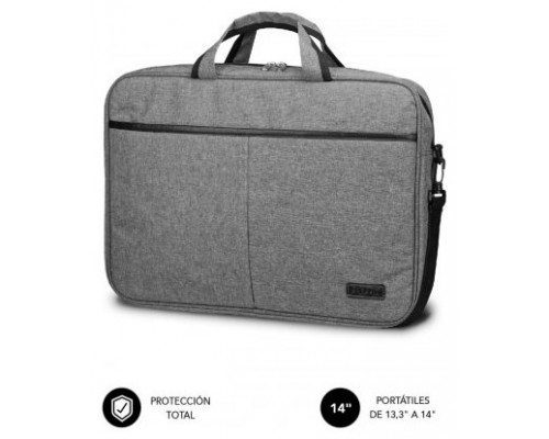 SUBBLIM Maletín Ordenador Elite Laptop Bag 13,3-14" Grey