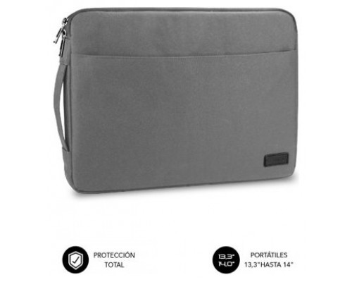 SUBBLIM Funda Ordenador Urban Laptop Sleeve 13,3-14" Grey