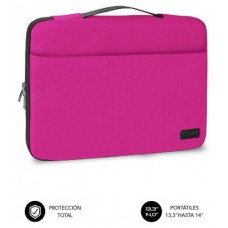 FUNDA PORTATIL SUBBLIM FUNDA ORDENADOR ELEGANT LAPTOP SLEEVE 13,3-14" PINK