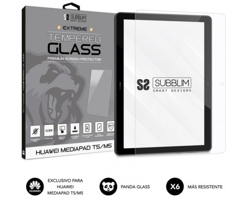 PROTECTOR PANTALLA SUBBLIM EXTREME TEMPERED GLASS HUAWEI MEDIAPAD T5/M5