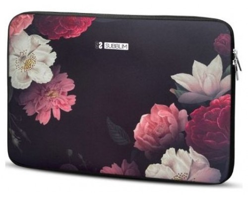 FUNDA PORTATIL SUBBLIM TRENDY SLEEVE NEO FLOWERS 15,6"