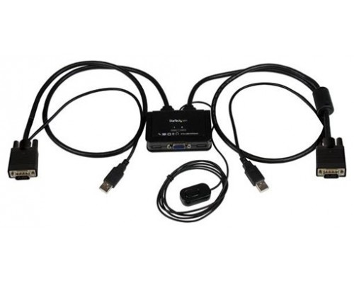 SWITCH CONMUTADOR KVM DE CABLE PERP