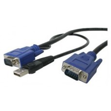 CABLE KVM 45M 2 EN 1 VGA USB   CABL