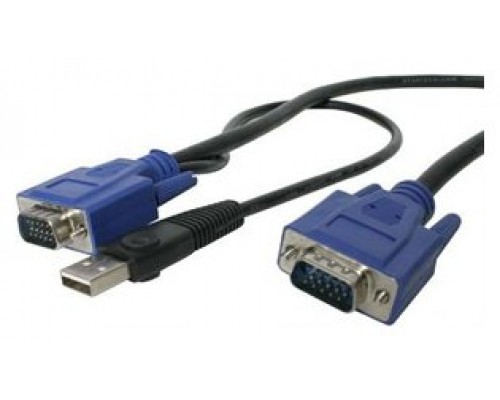 CABLE KVM 45M 2 EN 1 VGA USB   CABL