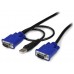 CABLE KVM 45M 2 EN 1 VGA USB   CABL