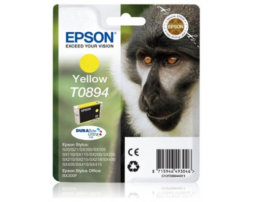 Epson Monkey Cartucho T0894 amarillo (etiqueta RF)