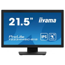 iiyama ProLite T2234MSC-B1S pantalla para PC 54,6 cm (21.5") 1920 x 1080 Pixeles Full HD Pantalla táctil Negro