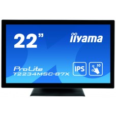 iiyama ProLite T2234MSC-B7X monitor pantalla táctil 54,6 cm (21.5") 1920 x 1080 Pixeles Multi-touch Negro