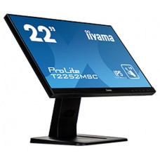 iiyama ProLite T2252MSC-B1 monitor pantalla táctil 54,6 cm (21.5") 1920 x 1080 Pixeles Multi-touch Negro