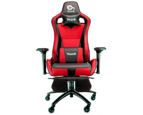 SILLA GAMER TALIUS CAIMAN V2 NEGRA/ROJA, REPOSAPIES, 4D, FROG