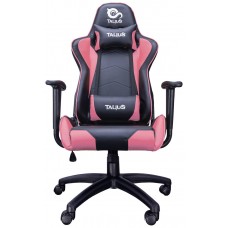 SILLA GAMER TALIUS GECKO V2 NEGRA/PINK, BUTTERFLY, BASE NYLON, RUEDAS NYLON