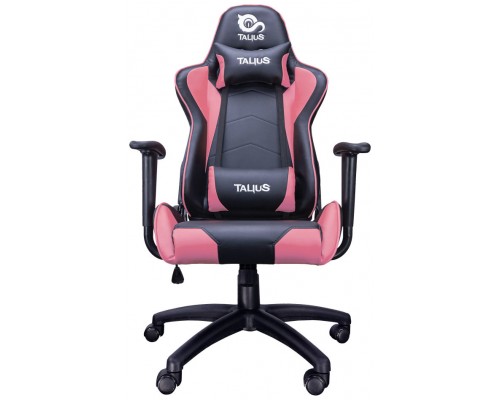 SILLA GAMER TALIUS GECKO V2 NEGRA/PINK, BUTTERFLY, BASE NYLON, RUEDAS NYLON