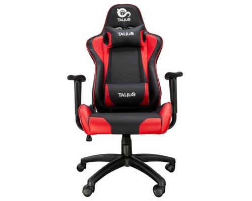 SILLA GAMER TALIUS GECKO V2 NEGRA/ROJA, BUTTERFLY, BASE NYLON, RUEDAS NYLON