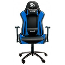 SILLA GAMER TALIUS LIZARD V2 NEGRA/AZUL, 2D, BUTTERFLY, BASE METAL, TUEDAS 60MM, GAS CLASE 4