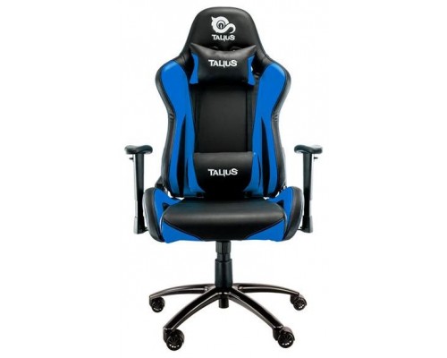 SILLA GAMER TALIUS LIZARD V2 NEGRA/AZUL, 2D, BUTTERFLY, BASE METAL, TUEDAS 60MM, GAS CLASE 4