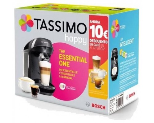 Cafetera Tassimo BOSCH TAS1002V Happy Negro