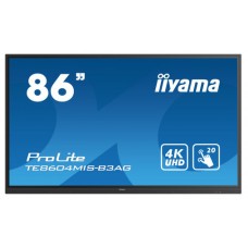 iiyama TE8604MIS-B3AG pizarra y accesorios interactivos 2,18 m (86") 3840 x 2160 Pixeles Pantalla táctil Negro