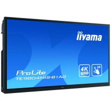 iiyama TE9804MIS-B1AG pizarra y accesorios interactivos 2,49 m (98") 3840 x 2160 Pixeles Pantalla táctil Negro