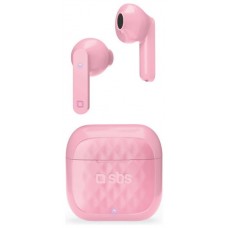 Auriculares inalambricos magneticos sbs teearairfreetwsbtp rosa