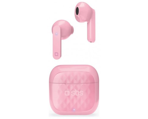 Auriculares inalambricos magneticos sbs teearairfreetwsbtp rosa