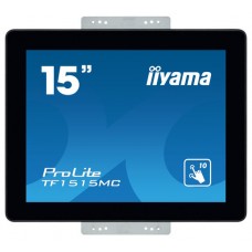 iiyama ProLite TF1515MC-B2 monitor pantalla táctil 38,1 cm (15") 1024 x 768 Pixeles Negro Multi-touch